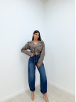 CHAQUETA OVERSIZE POLIPIEL TOUPE CHAQUETA OVERSIZE POLIPIEL TOUPE