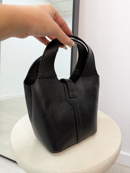 BOLSO HERM PICOTIN 100% PIEL NEGRO BOLSO HERM PICOTIN 100% PIEL NEGRO