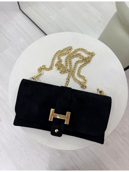 BOLSO CARTERA - H 100% PIEL NEGRO BOLSO CARTERA - H 100% PIEL NEGRO