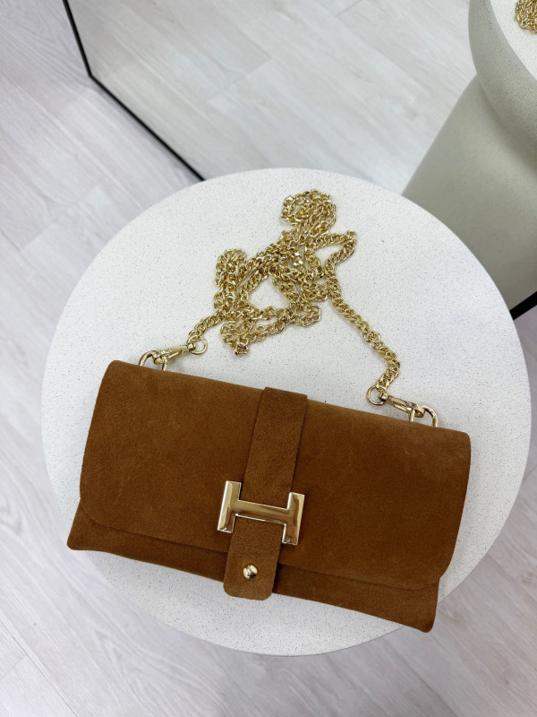 BOLSO CARTERA - H 100% PIEL MATERIAL