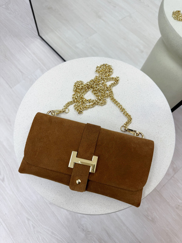 BOLSO CARTERA - H 100% PIEL MATERIAL