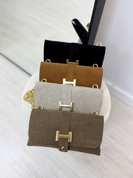 BOLSO CARTERA - H 100% PIEL MATERIAL