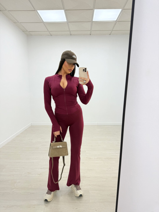 CONJUNTO LEMON BURDEOS