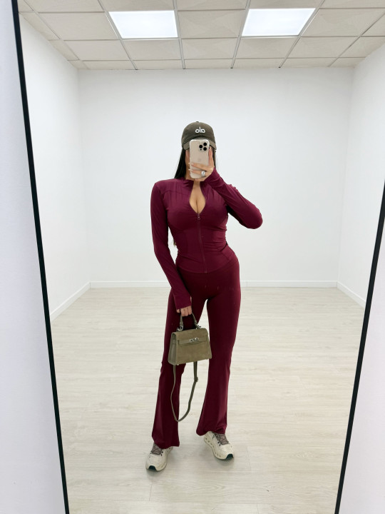 CONJUNTO LEMON BURDEOS