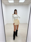FALDA VOLANTES ANTE BEIGE