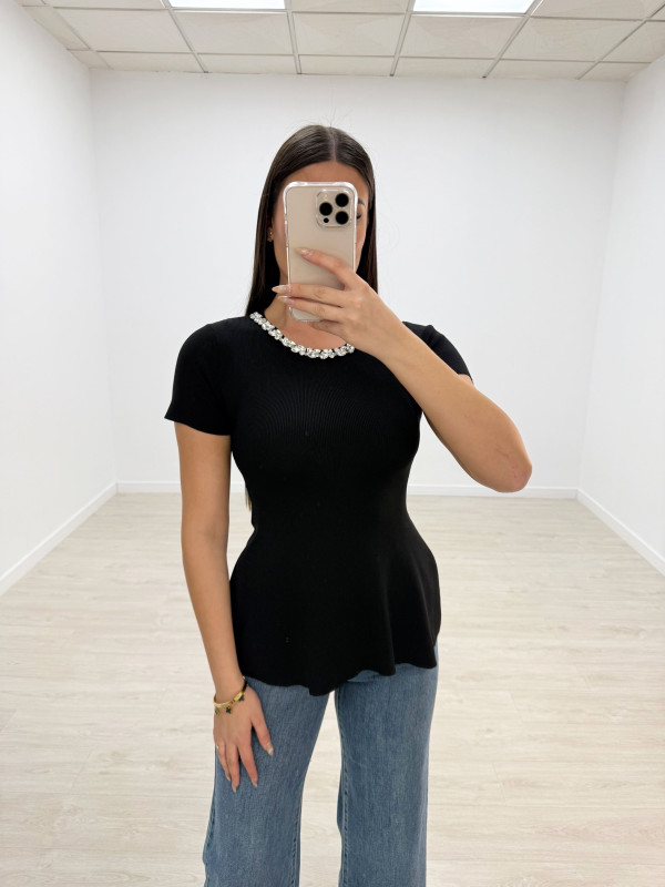 TOP PUNTO JOYA NEGRO