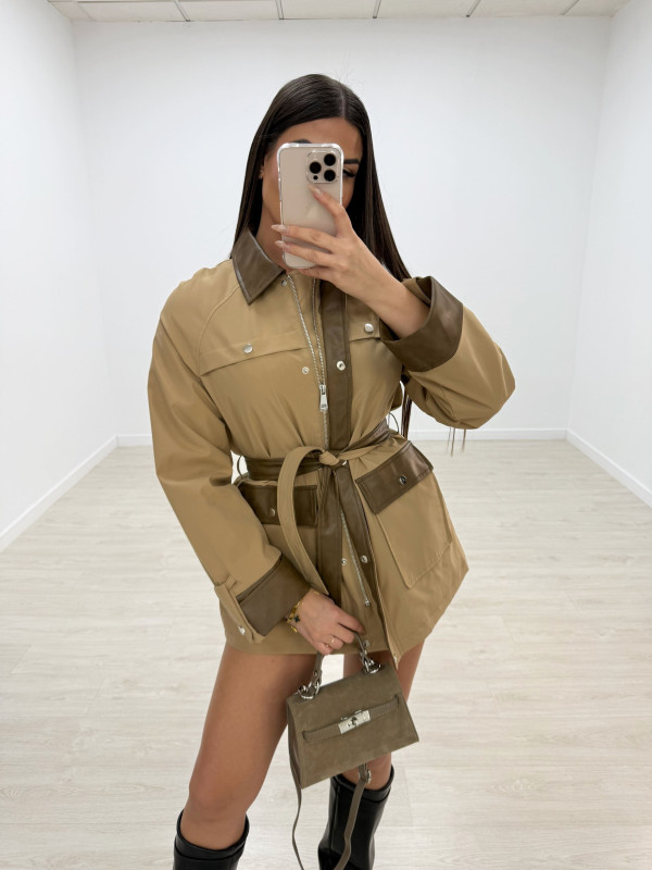 PARKA ACOLCHADO MARRÓN