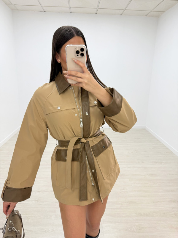 PARKA ACOLCHADO MARRÓN