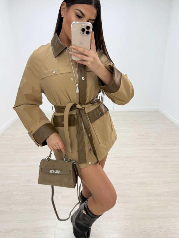 PARKA ACOLCHADO MARRÓN