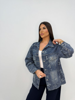 CHAQUETA DENIM CHNEL