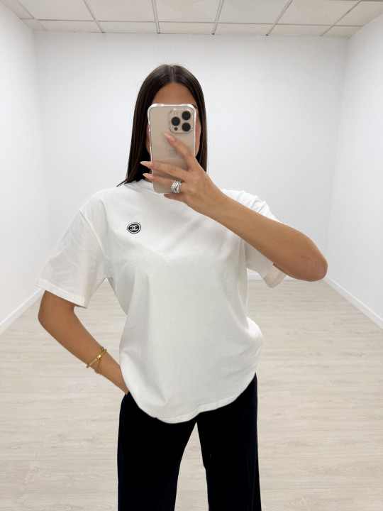 CAMISETA CHANL BLANCA