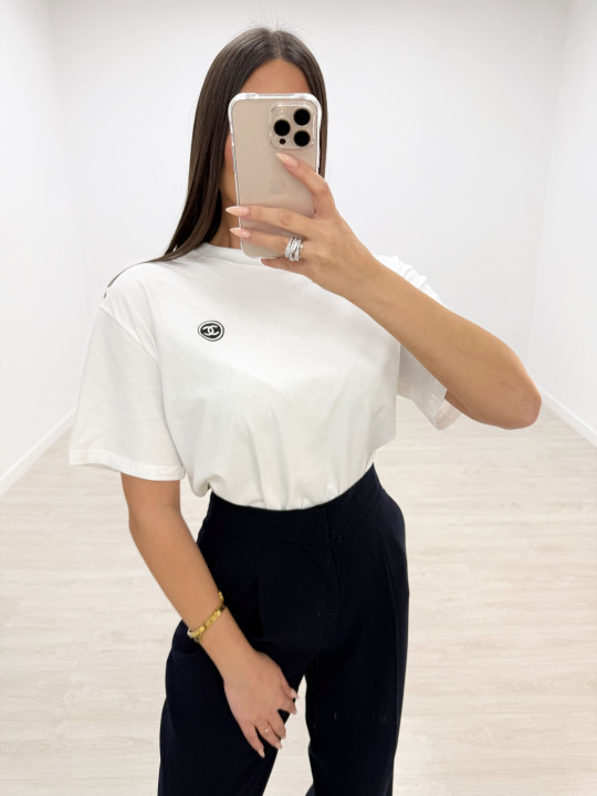 CAMISETA CHANL BLANCA