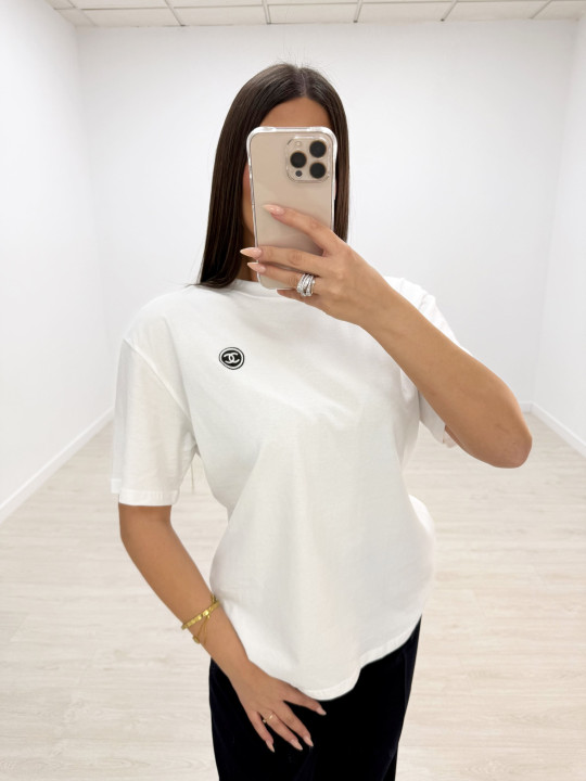 CAMISETA CHANL BLANCA
