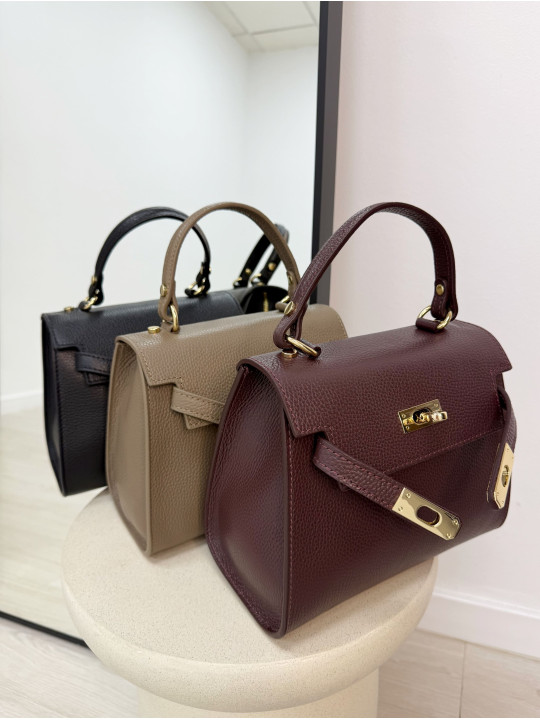 BOLSO KELLY MAXI BURDEOS (PIEL 100%) BOLSO KELLY MAXI BURDEOS (PIEL 100%)