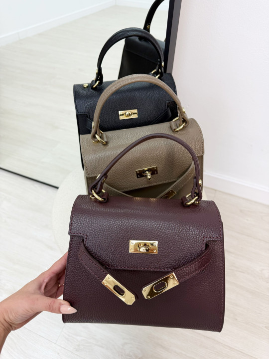 BOLSO MAXI KELLY NEGRO (PIEL 100%) BOLSO MAXI KELLY NEGRO (PIEL 100%)