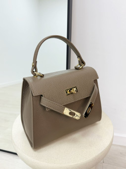 BOLSO MAXI KELLY TOUPE (PIEL 100%)