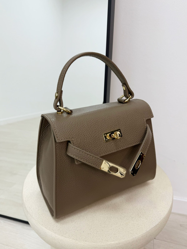 BOLSO MAXI KELLY TOUPE (PIEL 100%) BOLSO MAXI KELLY TOUPE (PIEL 100%)