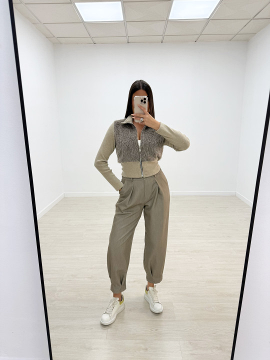 PANTALÓN PINZAS SLOUCHY