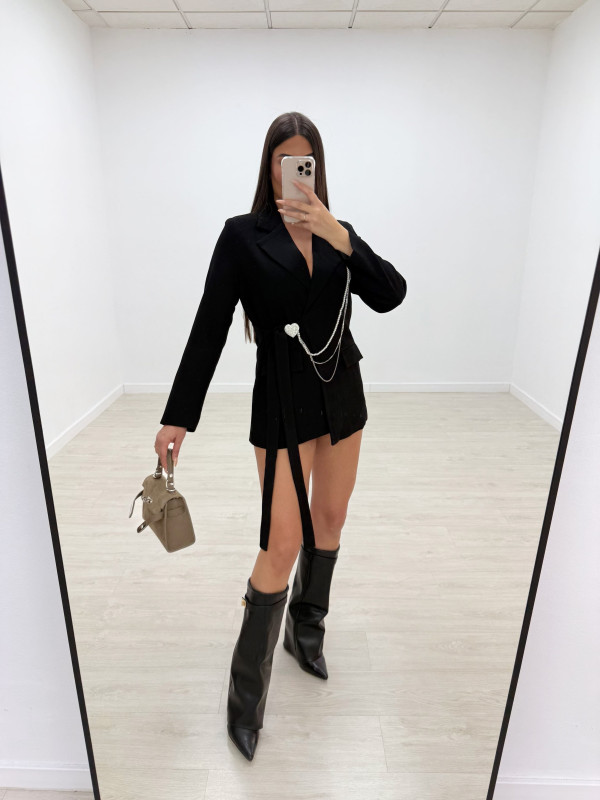 BLAZER EXCLUSIVA CORAZÓN NEGRA