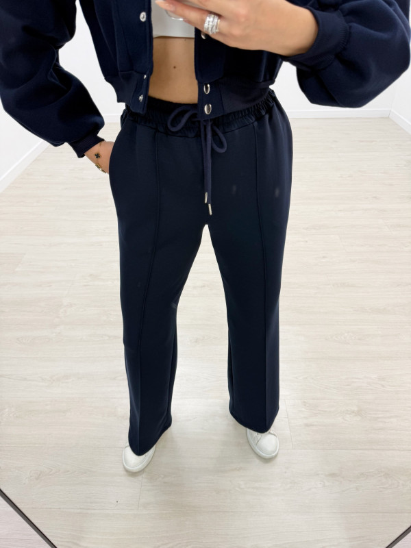 copy of PANTALÓN CHÁNDAL WIDE LEG AZUL MARINO.