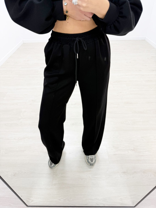 copy of PANTALÓN CHÁNDAL WIDE LEG NEGRO