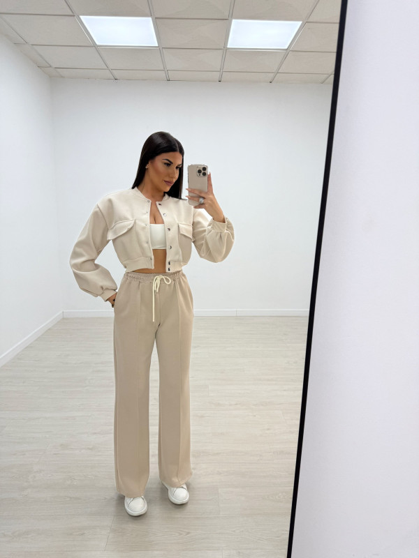 copy of PANTALÓN CHÁNDAL WIDE LEG BEIGE