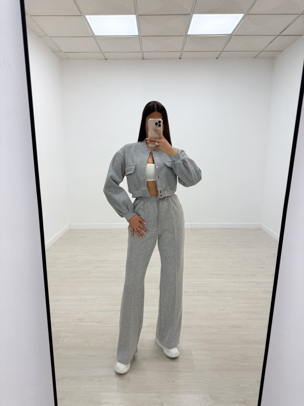 copy of PANTALÓN CHÁNDALWIDE LEG GRIS