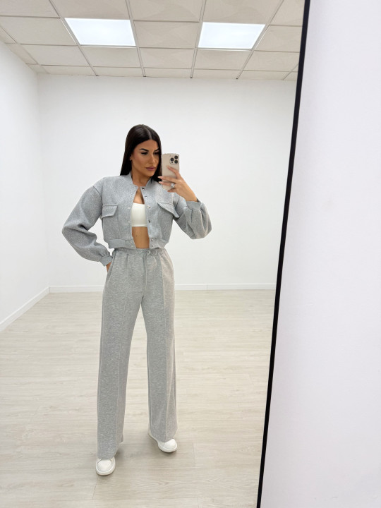 copy of PANTALÓN CHÁNDALWIDE LEG GRIS