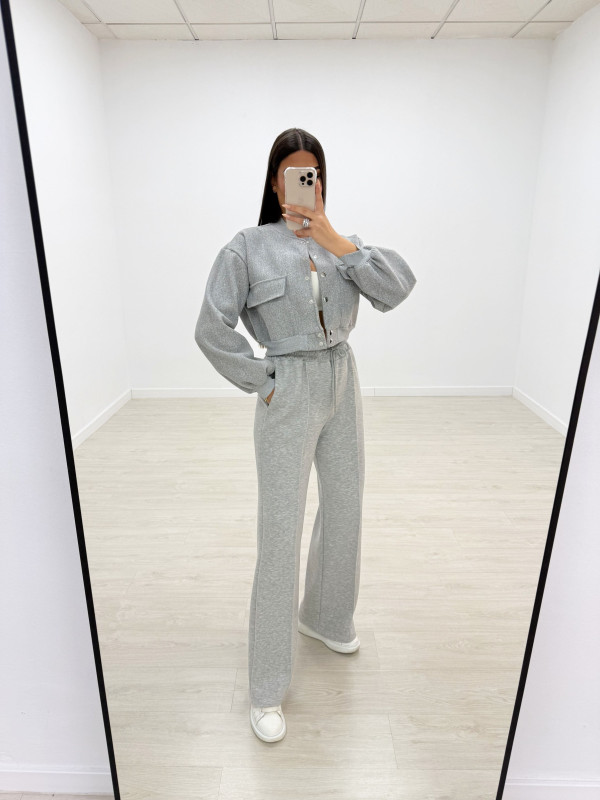 copy of PANTALÓN CHÁNDALWIDE LEG GRIS