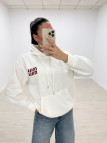 SUDADERA MIU BLANCA