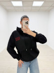 SUDADERA MIU NEGRA