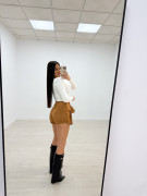 FALDA PANTALÓN CINTURÓN ANTE MATERIAL