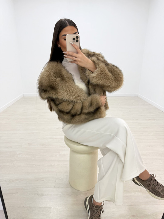 ABRIGO PELO MEZCLADO