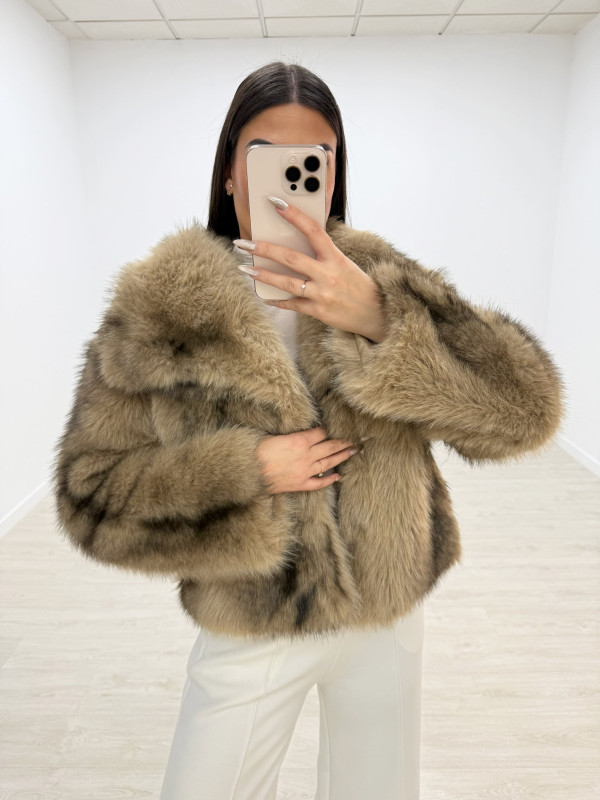 ABRIGO PELO MEZCLADO