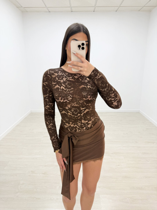 CONJUNTO PARIS MARRÓN