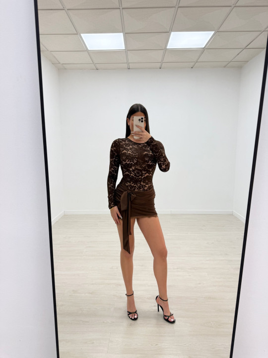 CONJUNTO PARIS MARRÓN