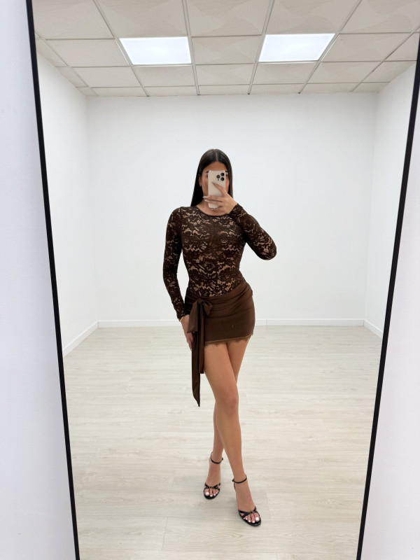 CONJUNTO PARIS MARRÓN