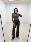 PANTALÓN CHÁNDAL WIDE LEG GRIS OSCURO