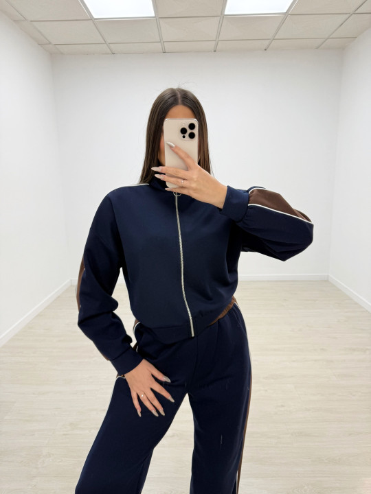 CHÁNDAL COMBI MARRÓN + AZUL