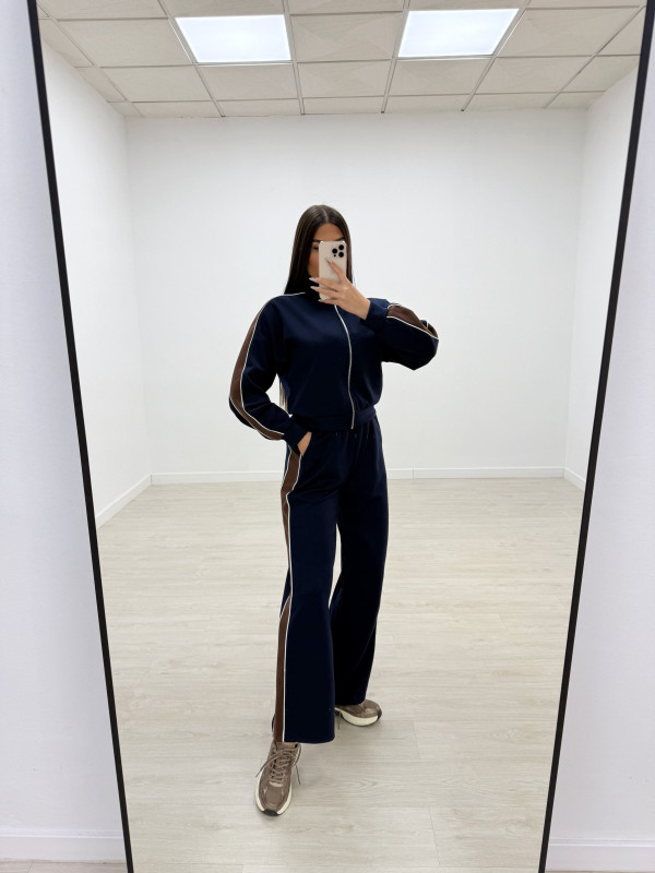 CHÁNDAL COMBI MARRÓN + AZUL