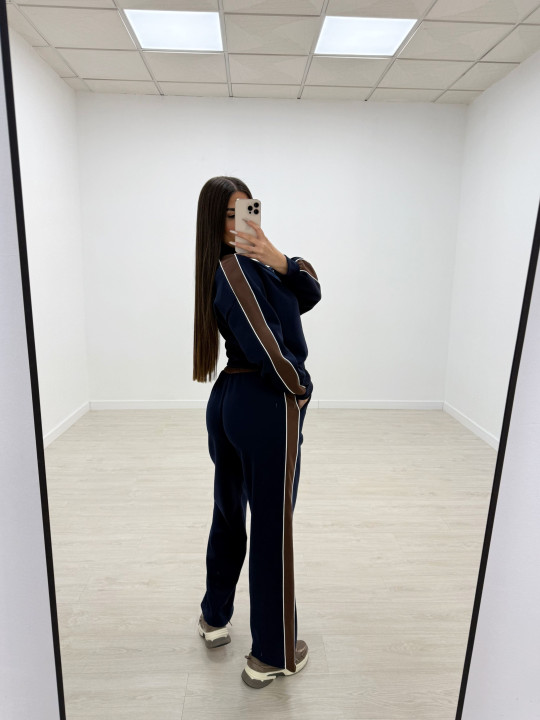 CHÁNDAL COMBI MARRÓN + AZUL