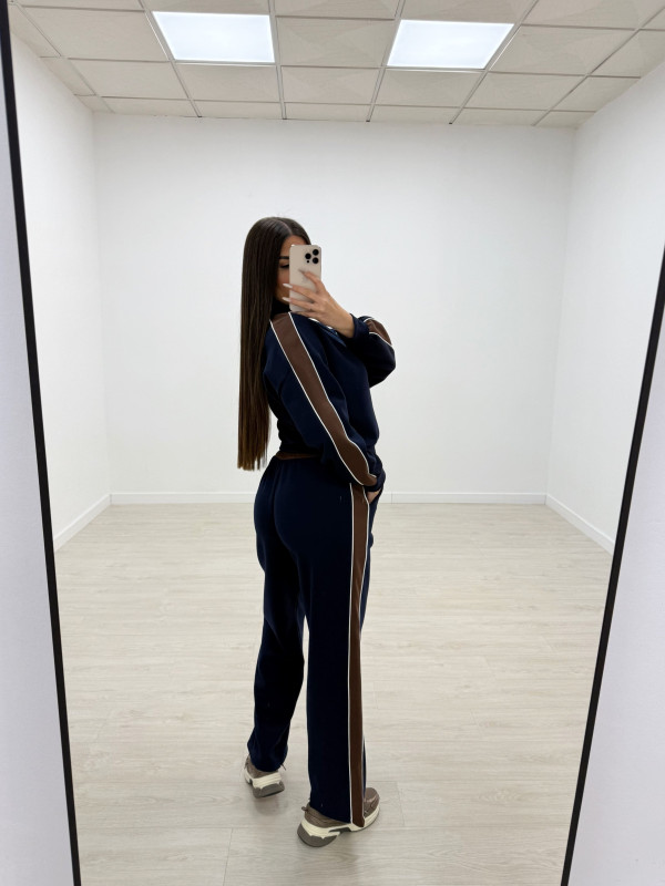 CHÁNDAL COMBI MARRÓN + AZUL