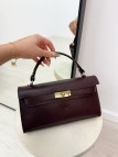 BOLSO KELLY LONG BURDEOS (PIEL 100%)