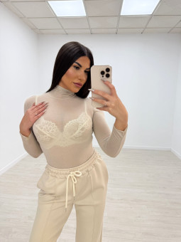 copy of CAMISETA SEMI-CUELLO CAMEL