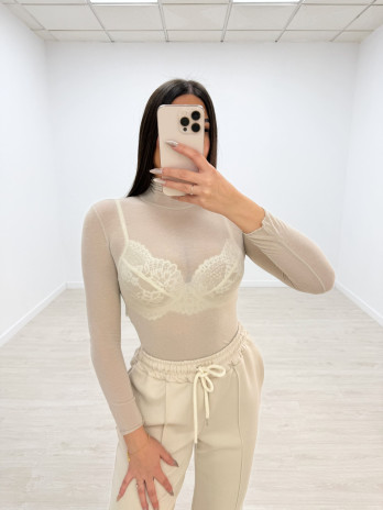 copy of CAMISETA SEMI-CUELLO CAMEL