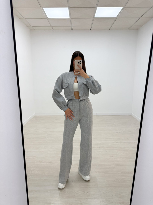 copy of PANTALÓN CHÁNDALWIDE LEG GRIS