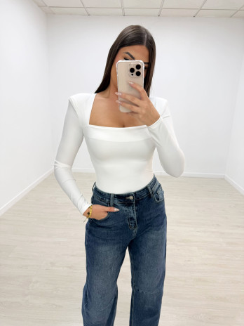 copy of TOP BASIC HOMBRERAS LICRA BLANCO