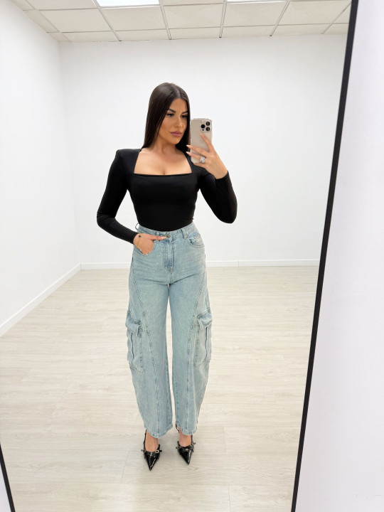 copy of TOP LICRA HOMBRERAS NEGRO