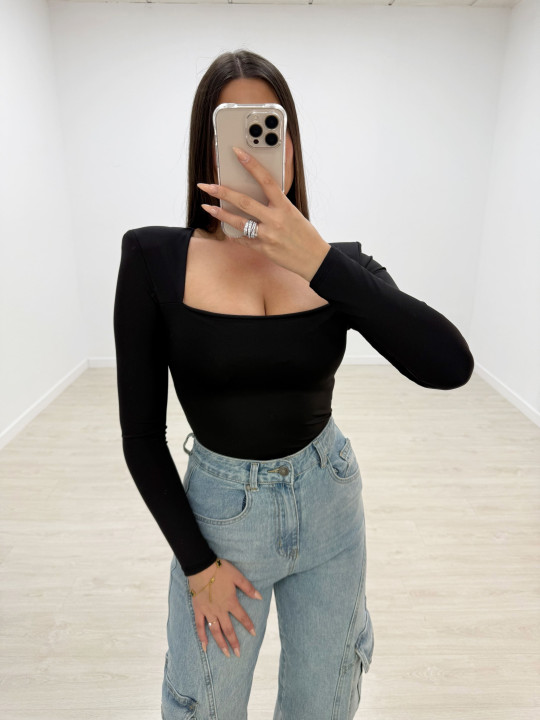 copy of TOP LICRA HOMBRERAS NEGRO