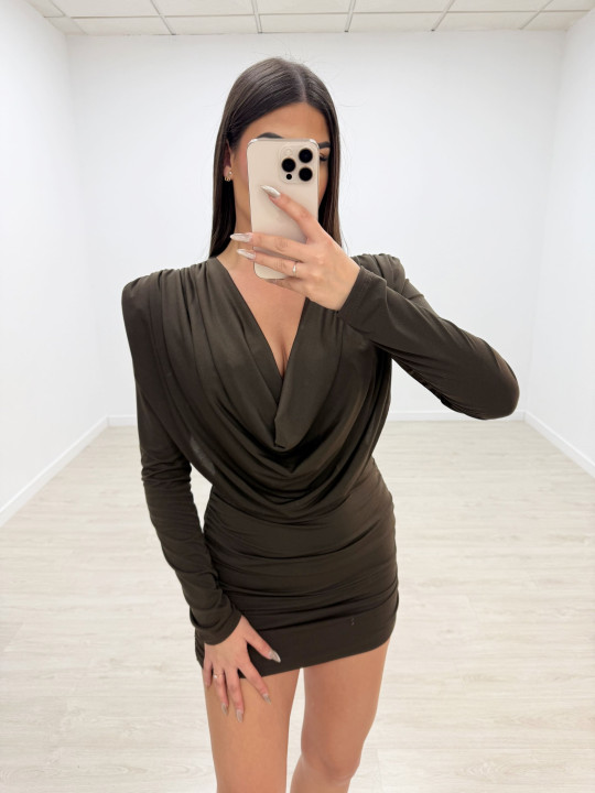 copy of VESTIDO ALICE MARRÓN